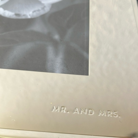 Kate Spade: Darling Point Silver Plate Mirrored Picture Frame- “Mr & Mrs”-8”x10” - Picture 3 of 15